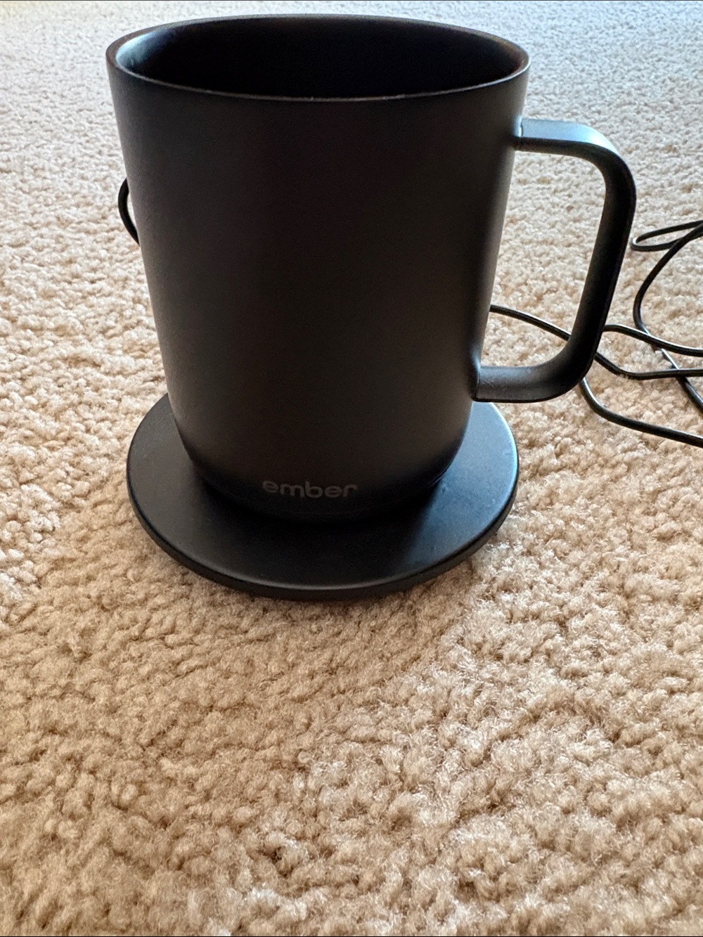 Ember Black Temperature Control Mug with Charging Coaster